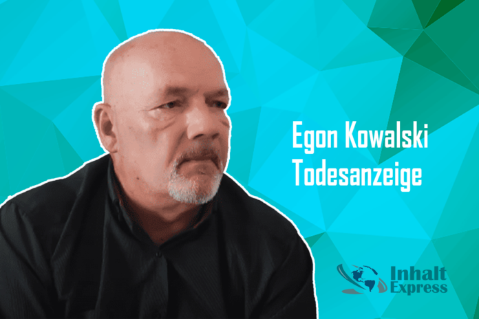 Egon Kowalski Todesanzeige